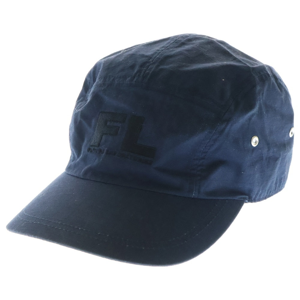 FUTURA LABORATORIES(フューチュラ・ラボラトリーズ) ロゴエンブロイダリー キャンプキャップ 帽子 ネイビー