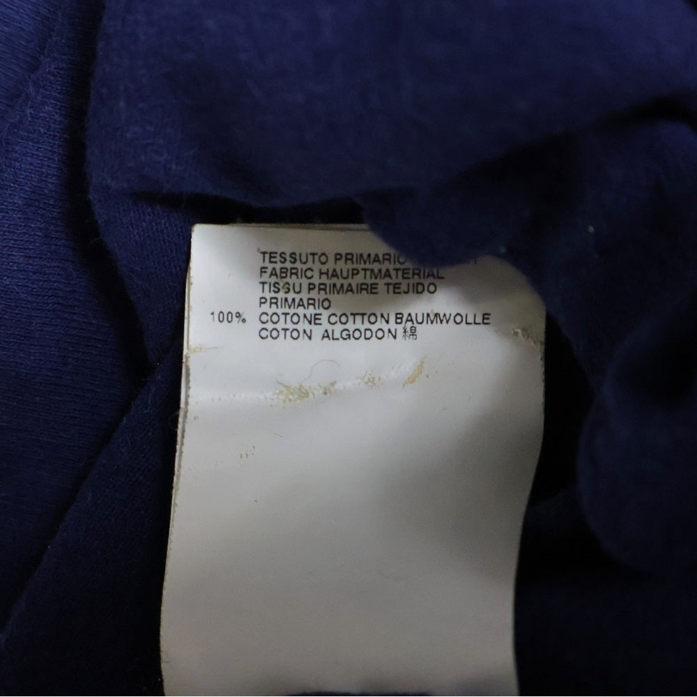 Maison Martin Margiela(メゾンマルタンマルジェラ) 10AW AIDS LOGO Tee エイズ フロッキーロゴプリント Vネック半袖Tシャツ カットソー ネイビー