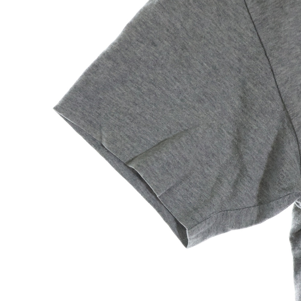 PLAY COMME des GARCONS(プレイコムデギャルソン) AD2008 ロゴプリント クルーネック半袖Tシャツ カットソー グレー AZ-T072