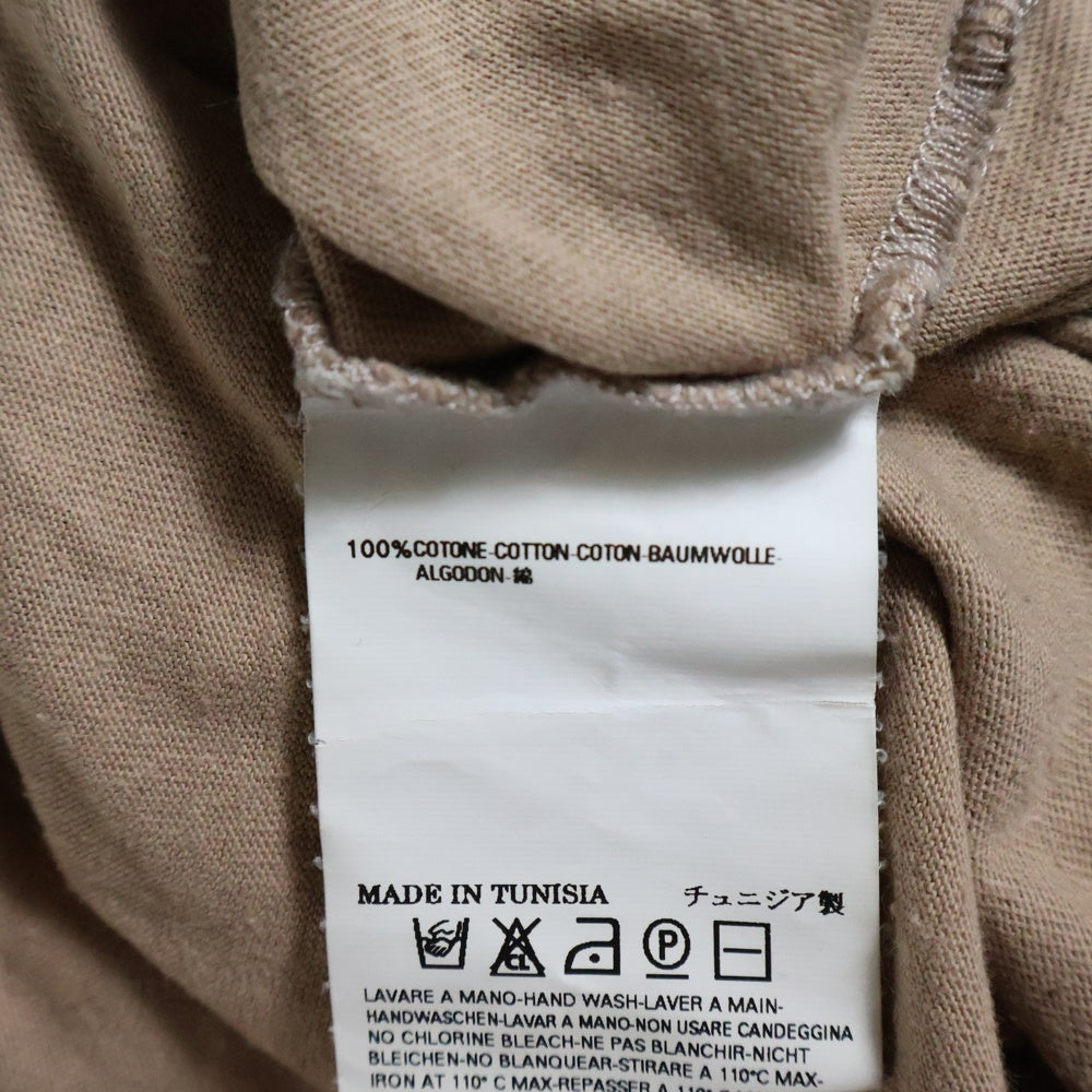 Maison Martin Margiela(メゾンマルタンマルジェラ) 08AW AIDS LOGO Tee エイズ ロゴプリント Vネック半袖Tシャツ カットソー ブラウン/レッド ここのえ期