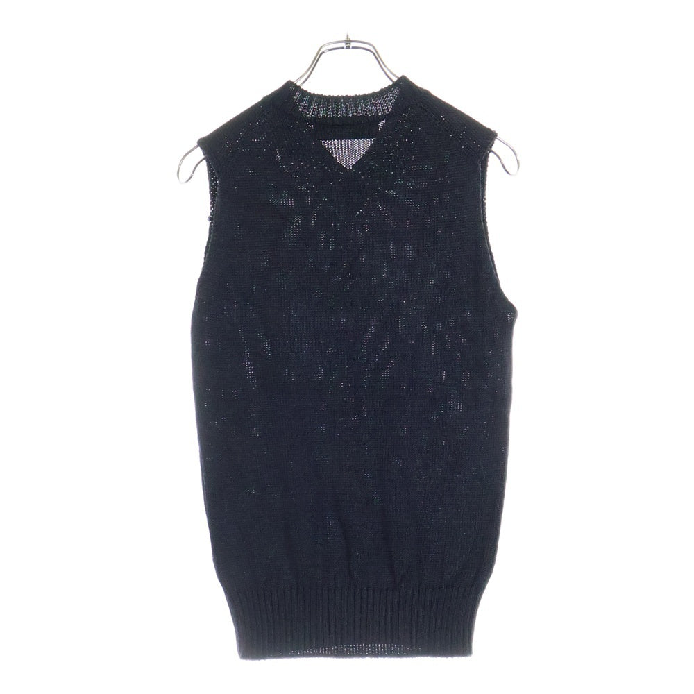tricot COMME des GARCONS(トリコ コム デ ギャルソン) AD1999 ウール ニット ベスト ジレ ブラック TN-04170