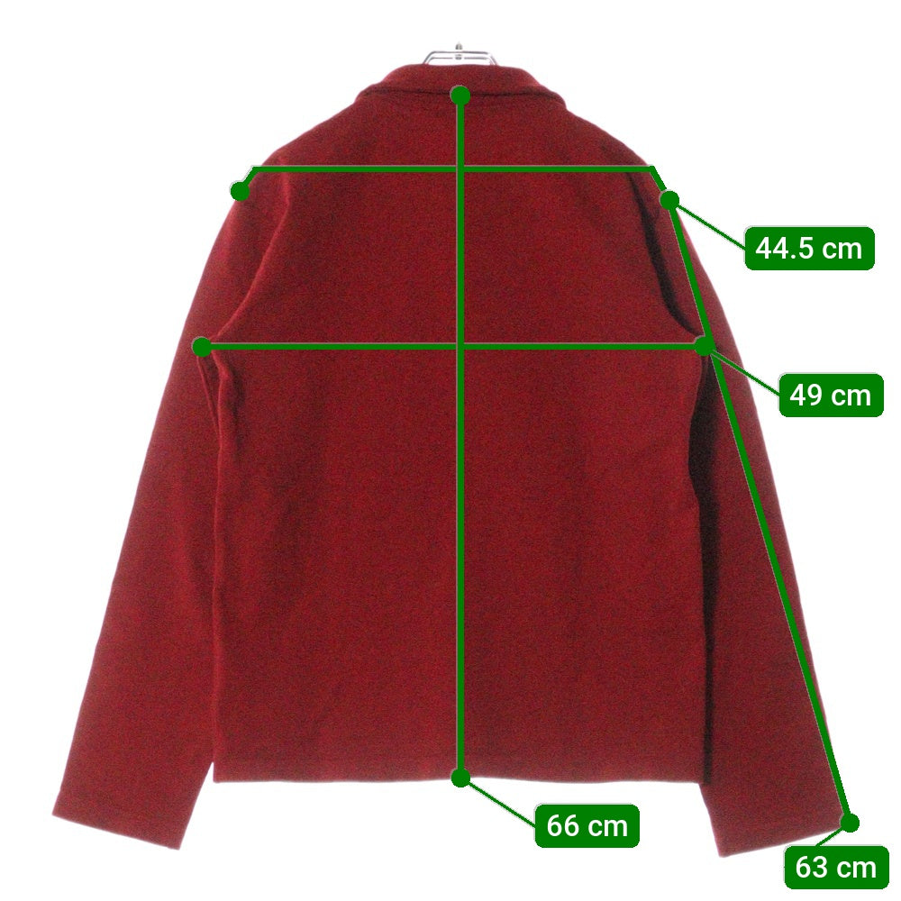 COMME des GARCONS HOMME PLUS(コムデギャルソンオムプリュス) 00AW AD2000 DOCKING ROOK HARFZIP RED POLO ドッキング ルーク ハーフジップ ポロ 長袖シャツ レッド PT-040120