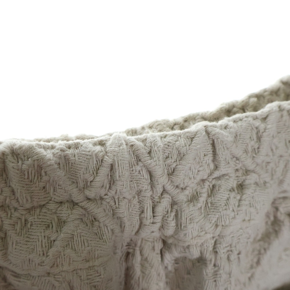 COMME des GARCONS HOMME PLUS(コムデギャルソンオムプリュス) 00AW AD2000 アーガイルパターン ドローストリング ショートパンツ ハーフパンツ ホワイト PP-10059S