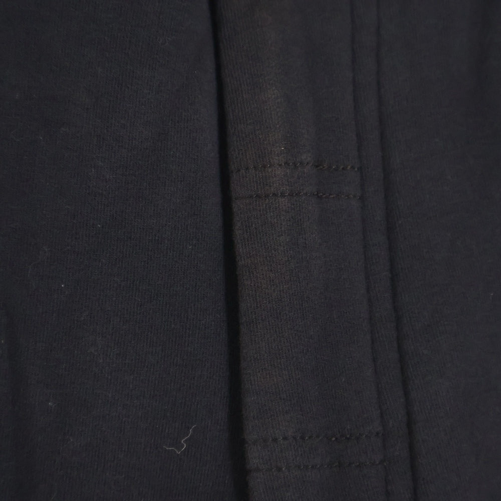 COMME des GARCONS SHIRT(コムデギャルソンシャツ) 05AW ジッパーフライ サイド ロゴ プリント カットオフ ドローストリング スウェットパンツ ブラック W13817