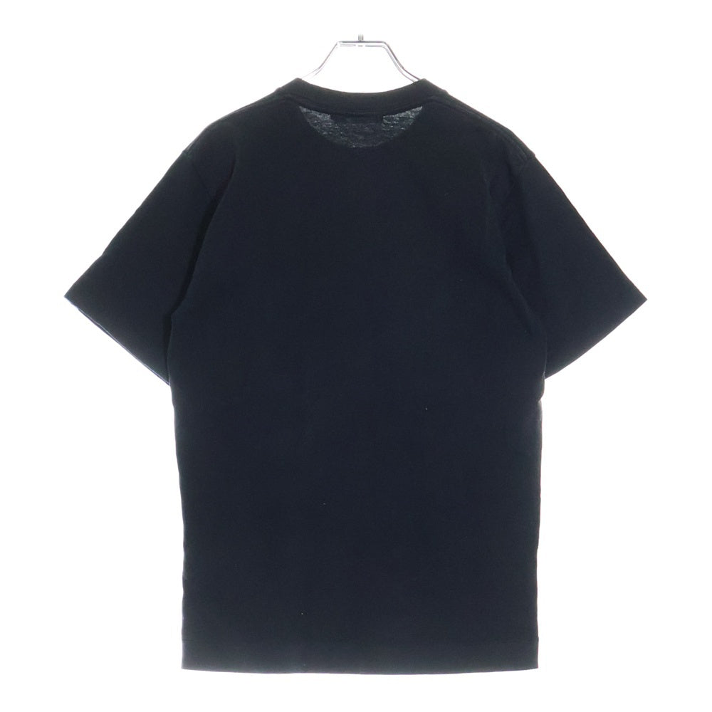 A BATHING APE(アベイシングエイプ) APE SHALL NEVER KILL APE メッセージエンブロイダリー 半袖Tシャツ カットソー ネイビー