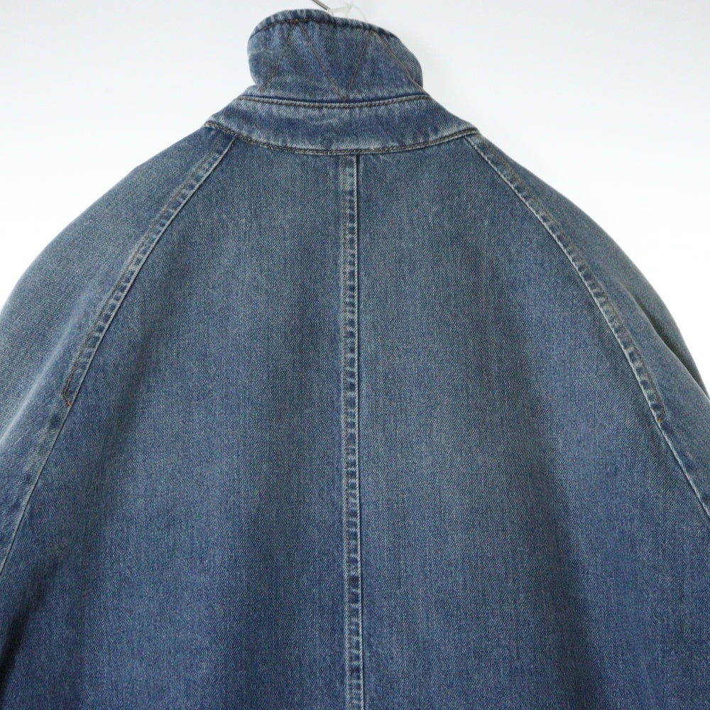 BALENCIAGA(バレンシアガ) 19AW Denim Mouton Car Coat デニム マウンテン カーコート インディゴ 600286 TDW14