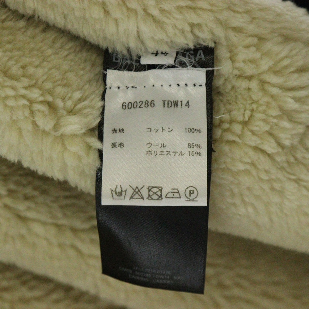 BALENCIAGA(バレンシアガ) 19AW Denim Mouton Car Coat デニム マウンテン カーコート インディゴ 600286 TDW14