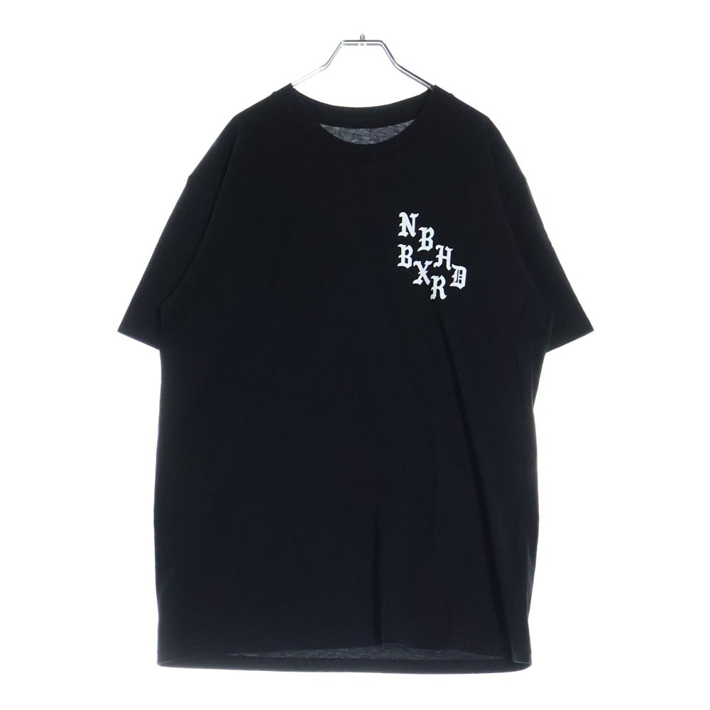 NEIGHBORHOOD(ネイバーフッド) 25SS NH X BORN & RAISED TEE SS-2 ボーン アンド レイズド 両面プリント クルーネック 半袖Tシャツ カットソー ブラック 251ZB39N-ST02S