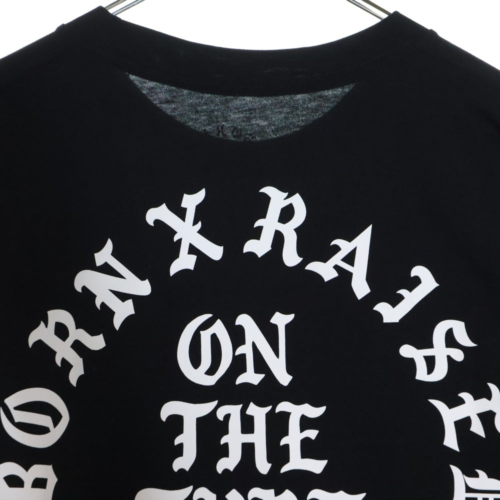 NEIGHBORHOOD(ネイバーフッド) 25SS NH X BORN & RAISED TEE SS-2 ボーン アンド レイズド 両面プリント クルーネック 半袖Tシャツ カットソー ブラック 251ZB39N-ST02S