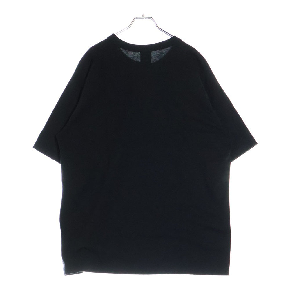 CHAMPION(チャンピオン) ×WTAPS Academy S/S Cotton ダブルタップス アカデミー カレッジロゴ プリント クルーネック 半袖 Tシャツ カットソー ブラック C8-B363