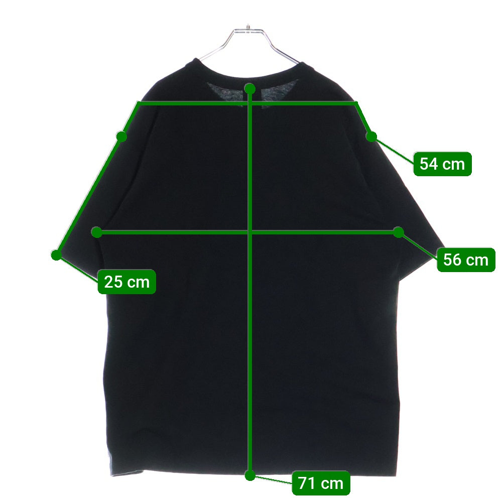 CHAMPION(チャンピオン) ×WTAPS Academy S/S Cotton ダブルタップス アカデミー カレッジロゴ プリント クルーネック 半袖 Tシャツ カットソー ブラック C8-B363