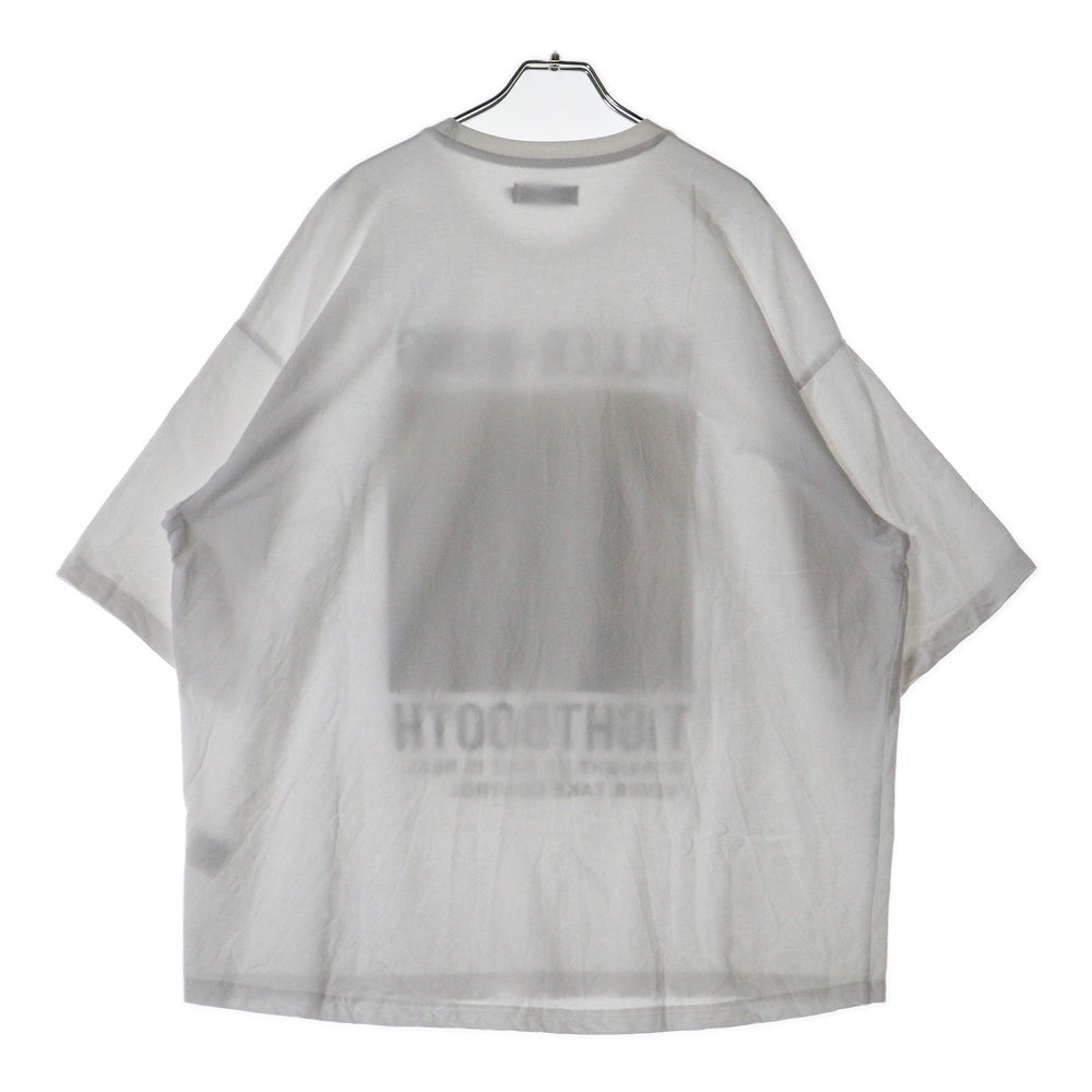TIGHTBOOTH(タイトブース) KILLER-BONG プリント クルーネック コットン 半袖 Tシャツ カットソー ホワイト