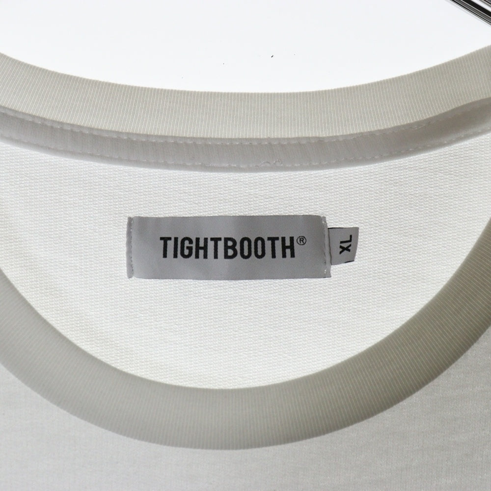 TIGHTBOOTH(タイトブース) KILLER-BONG プリント クルーネック コットン 半袖 Tシャツ カットソー ホワイト