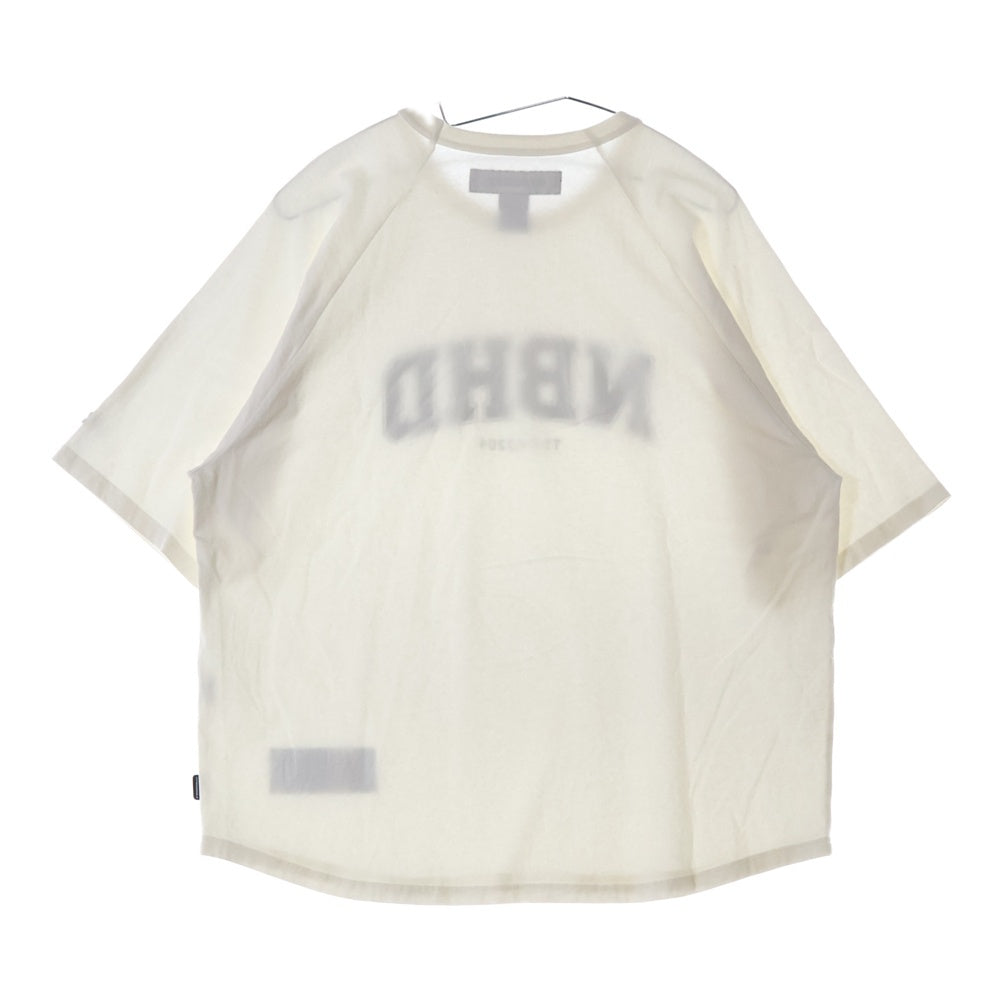NEIGHBORHOOD(ネイバーフッド) 24SS ×RUSSELL ATHLETIC NH CREWNECK SS ラッセル アスレティック プリント クルーネック ラグランスリーブ コットン 半袖 Tシャツ カットソー 241XRRUN-CSM03