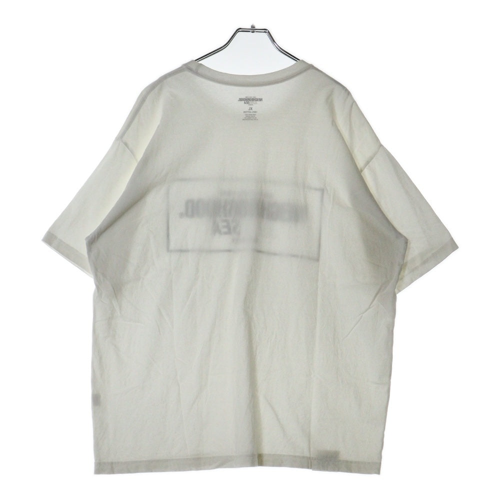 NEIGHBORHOOD(ネイバーフッド) ×WIND AND SEA S/S TEE ウィンダンシー 両面プリント クルーネック コットン 半袖 Tシャツ カットソー ホワイト 231PCWSN-ST01S