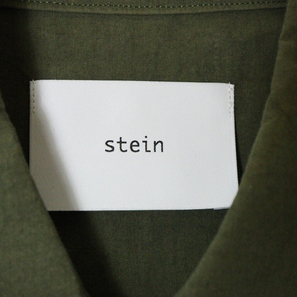 Stein(シュタイン) OVERSIZED MILITARY SHIRT オーバーサイズ ミリタリー コットンリネン 長袖シャツ カーキ ST.367