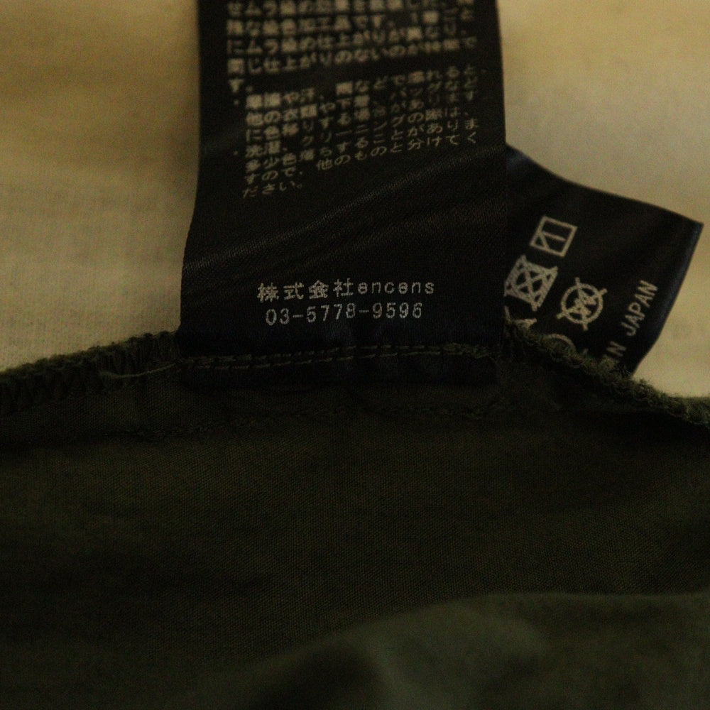 Stein(シュタイン) OVERSIZED MILITARY SHIRT オーバーサイズ ミリタリー コットンリネン 長袖シャツ カーキ ST.367