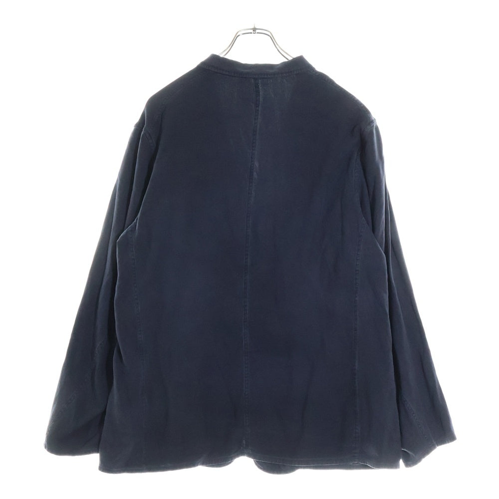 COMOLI(コモリ) 21AW 3B シルクネル ノッチドラペル ジャケット ネイビー U03-01017