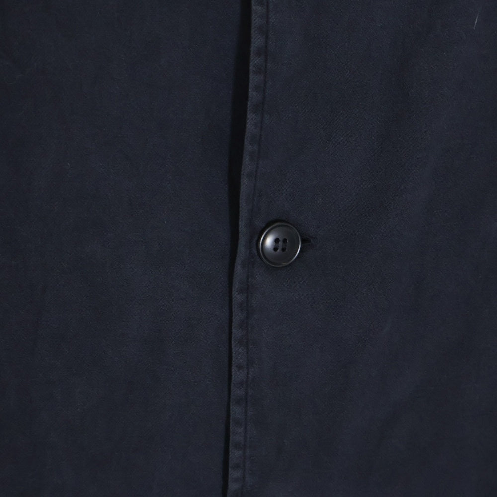 COMOLI(コモリ) 21AW 3B シルクネル ノッチドラペル ジャケット ネイビー U03-01017