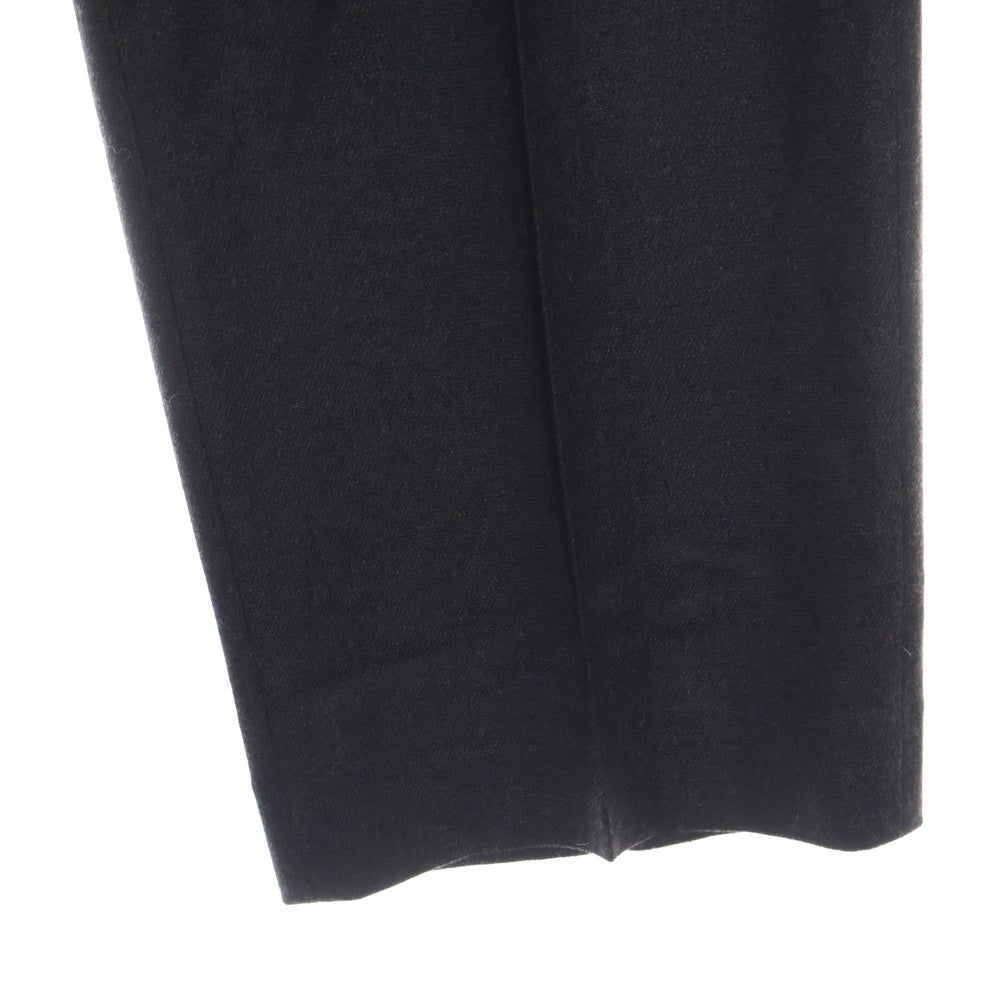 seya.(セヤ) TRAVEL PANTS FINE GRAINED TWEED ファイングライン ツイード トラベル ワンタック スラックスパンツ ブラウン