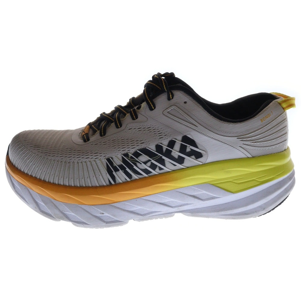 HOKA ONE ONE(ホカオネオネ) BONDI 7 Nimbus Cloud ボンダイ7 ニンバスクラウド メッシュ ローカットスニーカー グレー US9.5/27.5cm 1110518 NCRY