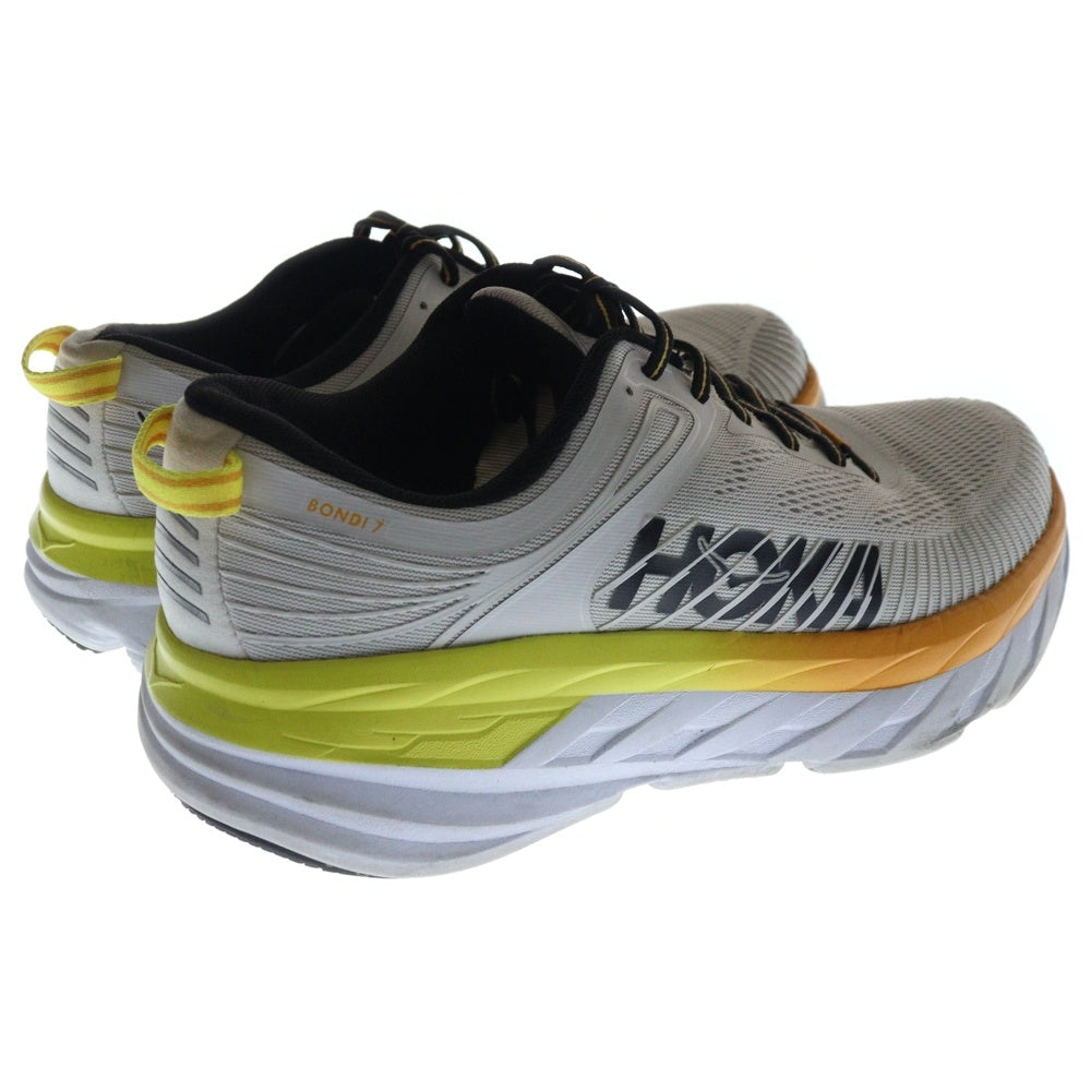 HOKA ONE ONE(ホカオネオネ) BONDI 7 Nimbus Cloud ボンダイ7 ニンバスクラウド メッシュ ローカットスニーカー グレー US9.5/27.5cm 1110518 NCRY