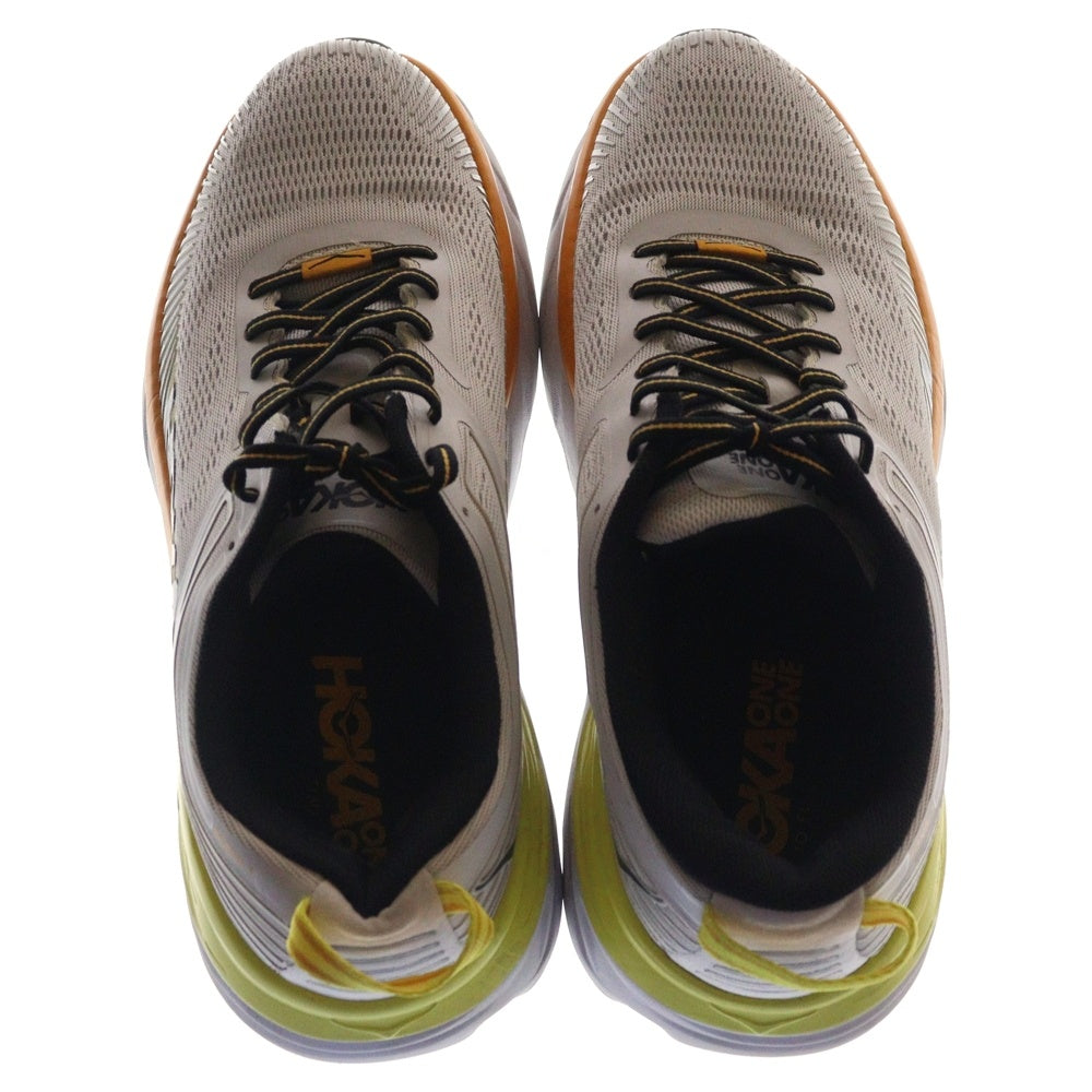 HOKA ONE ONE(ホカオネオネ) BONDI 7 Nimbus Cloud ボンダイ7 ニンバスクラウド メッシュ ローカットスニーカー グレー US9.5/27.5cm 1110518 NCRY