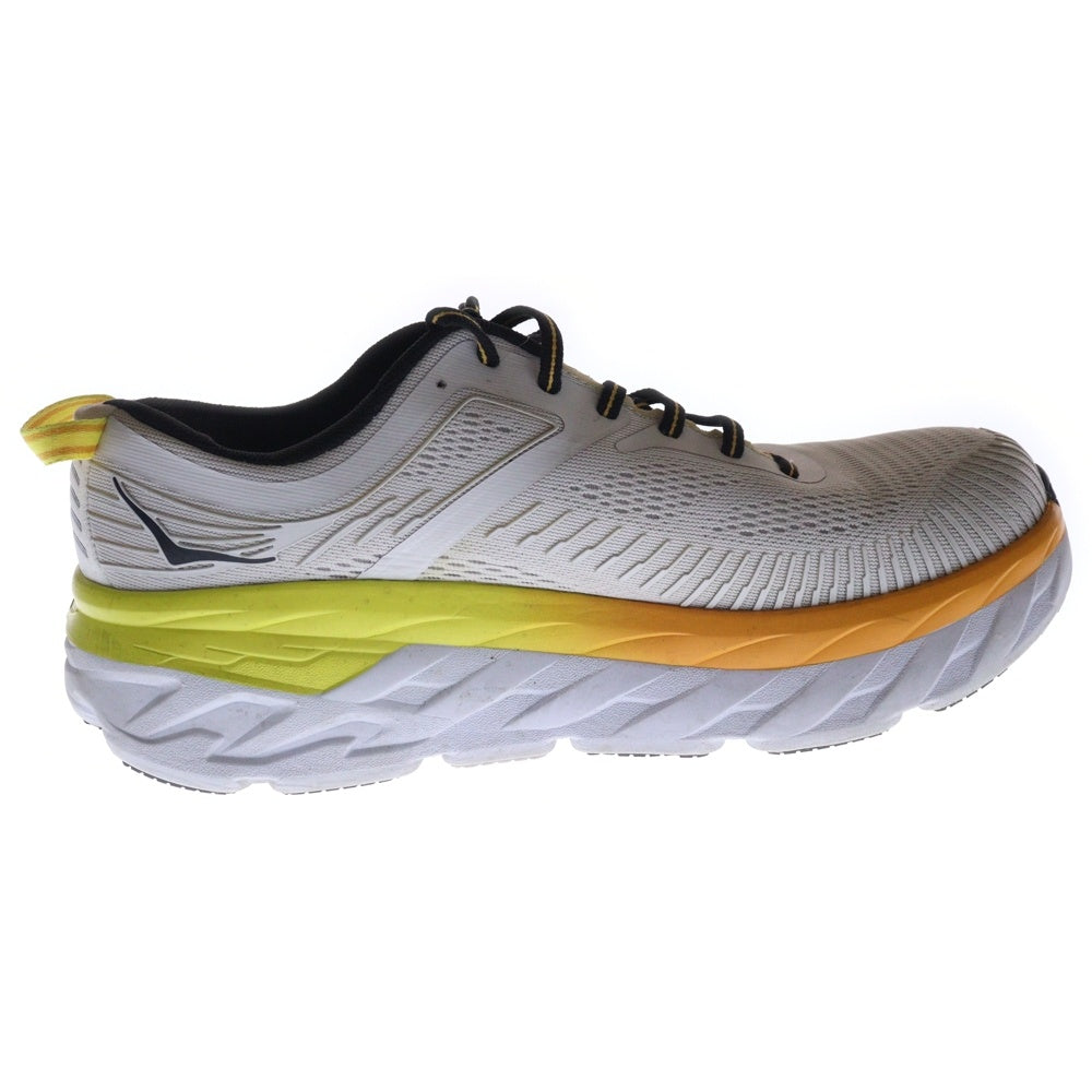 HOKA ONE ONE(ホカオネオネ) BONDI 7 Nimbus Cloud ボンダイ7 ニンバスクラウド メッシュ ローカットスニーカー グレー US9.5/27.5cm 1110518 NCRY