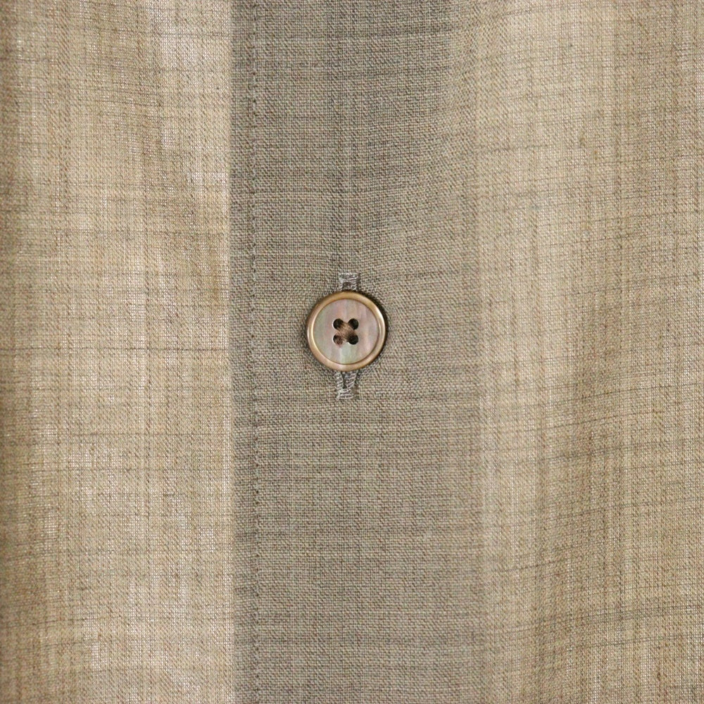 AURALEE(オーラリー) 24SS SUPER FINE TROPICAL WOOL SHIRT スーパーファイン トロピカルウール 長袖シャツ ベージュ A24SS03WT
