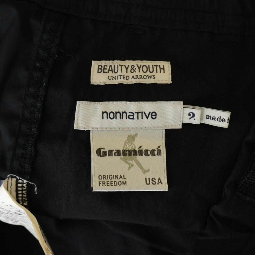 nonnative(ノンネイティブ) 21AW ×GRAMICCI ×BEAUTY & YOUTH グラミチ ビューティーアンドユース ポリツイル ストレッチ ソロテックス クライマー NN-P4053
