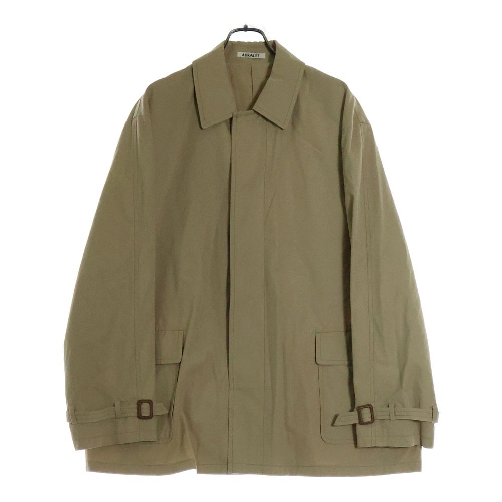 AURALEE(オーラリー) 23SS FINX HARD TWIST GABARDINE BLOUSON フィンクスハードツイスト ギャバジン ブルゾンジャケット ベージュ A23SB02FB