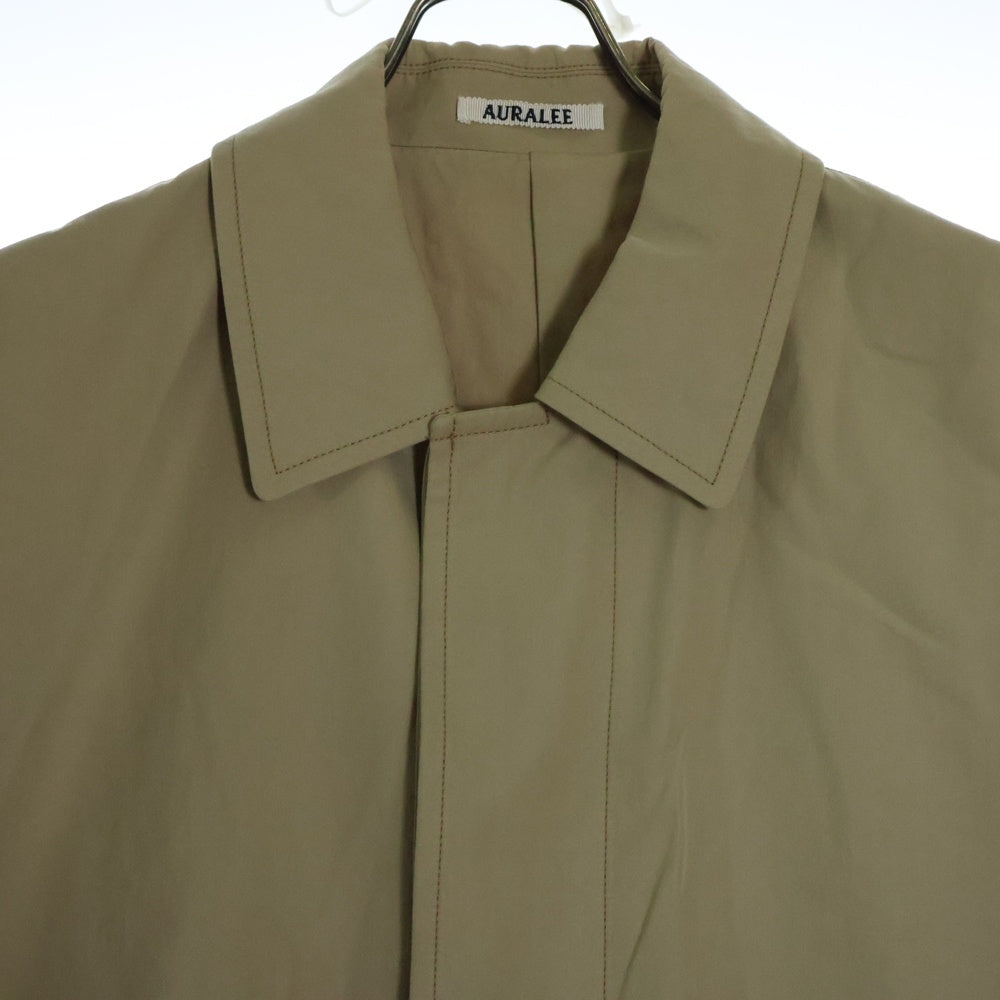 AURALEE(オーラリー) 23SS FINX HARD TWIST GABARDINE BLOUSON フィンクスハードツイスト ギャバジン ブルゾンジャケット ベージュ A23SB02FB