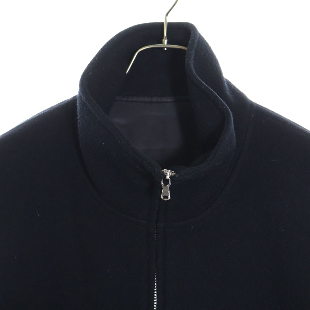 UNIVERSAL PRODUCTS(ユニバーサルプロダクツ) INSULATION ZIP BLOUSON インシュレーション ウール ジップアップ ブルゾンジャケット ブラック 213-60401