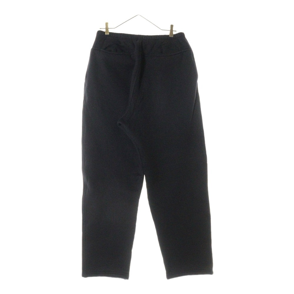 COMOLI(コモリ) 21AW C/W 裏毛 ワイド スウェットパンツ ブラック U03-05015