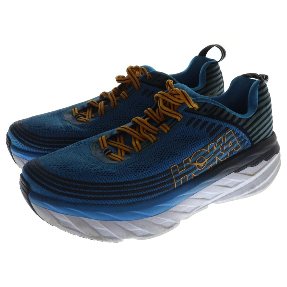 HOKA ONE ONE(ホカオネオネ) BONDI 6 Dresden ボンダイ6 ドレスデン メッシュ ローカットスニーカー ブルー US9.5/27.5cm 1019269 DBBC