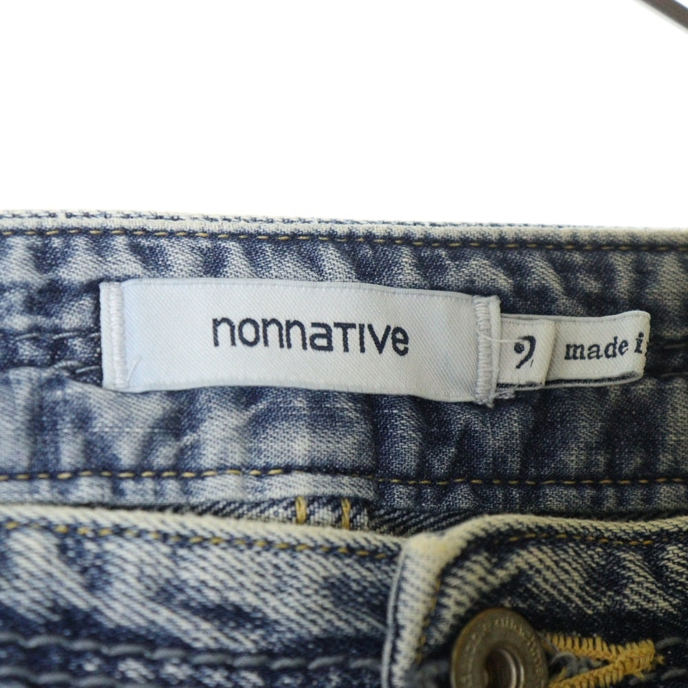 nonnative(ノンネイティブ) DWELLER 5P JEANS ドウェラー 5ポケット ジップフライ デニムパンツ インディゴ NN-P4103