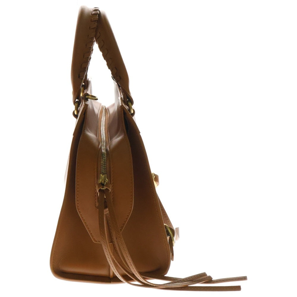 BALENCIAGA(バレンシアガ) ネオ クラシック シティ 2WAY レザー ショルダー ハンドバッグ ブラウン 678629