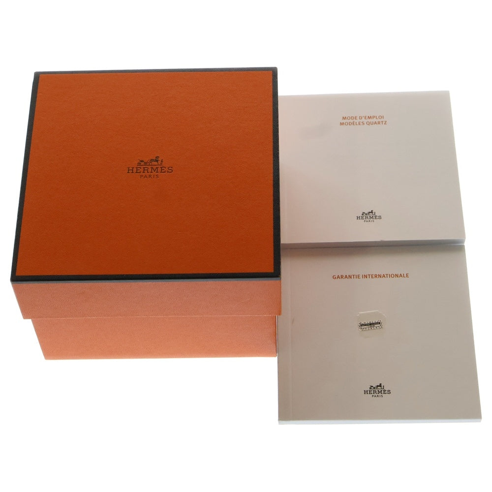HERMES(エルメス) Hウォッチ ミニ ドゥブルトゥール クォーツ レザーバックル 腕時計 レディース ゴールド/ベージュ HH1.102 D刻印