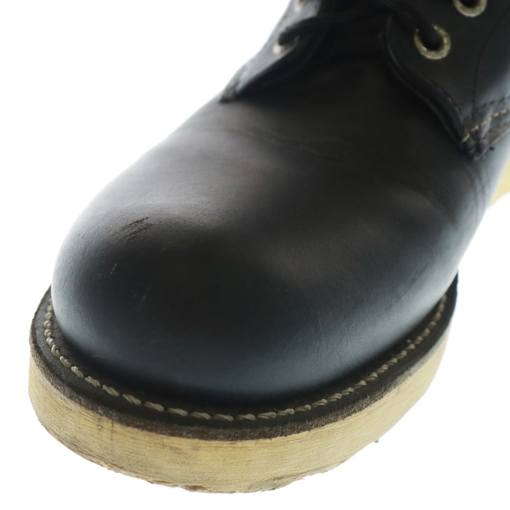 RED WING(レッド ウイング) 8165 6-INCH CLASSIC ROUND クラシックラウンド レザー レースアップ ブーツ ブラック