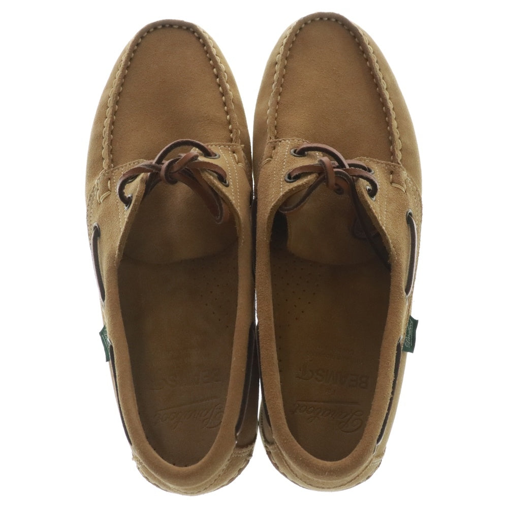 PARABOOT(パラブーツ) ×BEAMS BARTH ビームス バース スエード デッキシューズ ブラウン