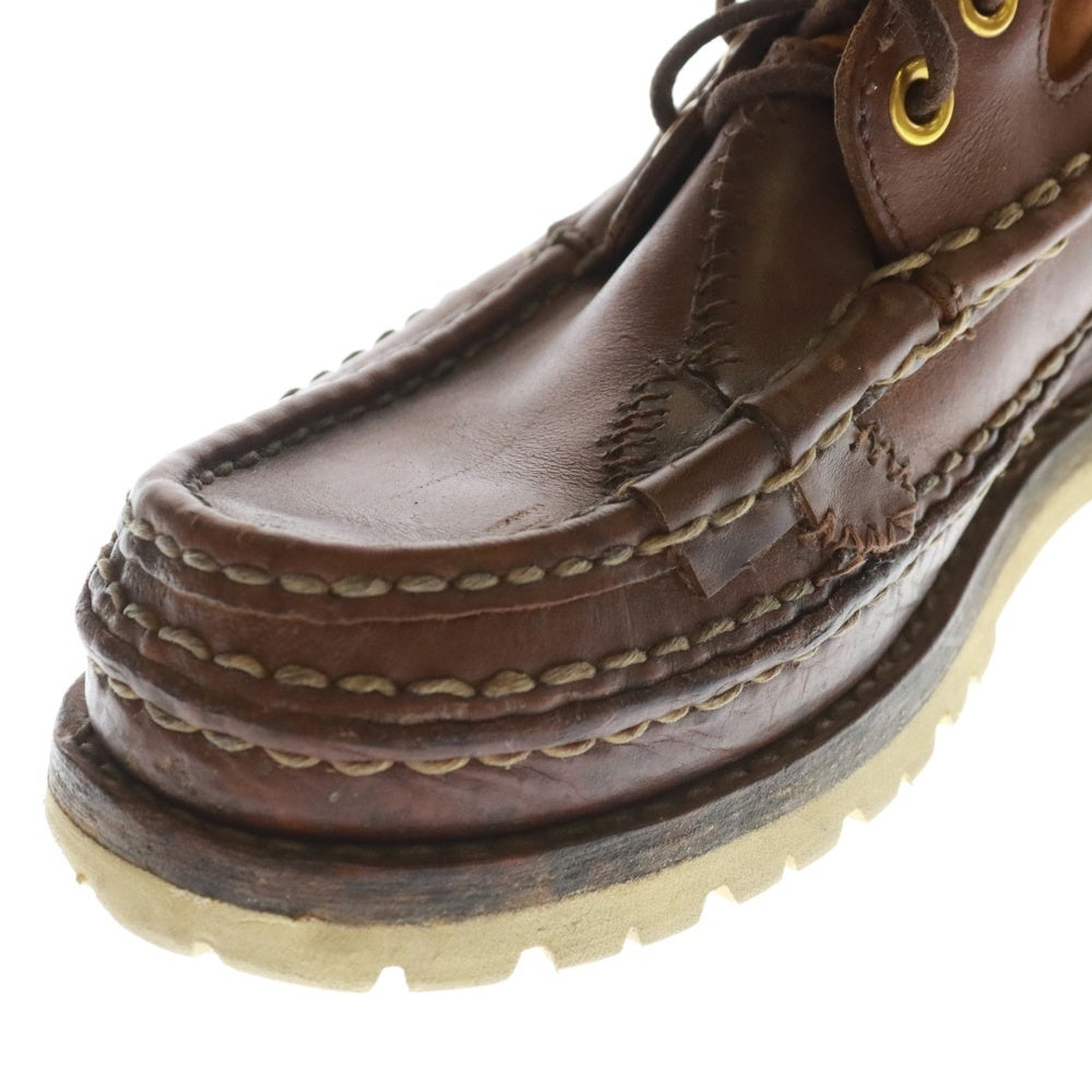 VISVIM(ヴィスヴィム) GRIZZLY BOOTS サイドジップ レースアップ レザー グリズリーブーツ ブラウン