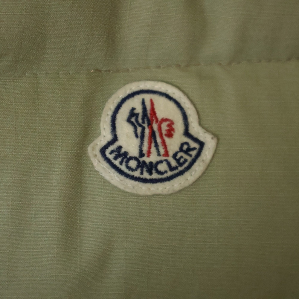MONCLER(モンクレール) 16AW TIB GILET テビ ウッドランドカモ コットンリップストップ ダブルジップ ダウンベスト カーキ B20914335005 57963