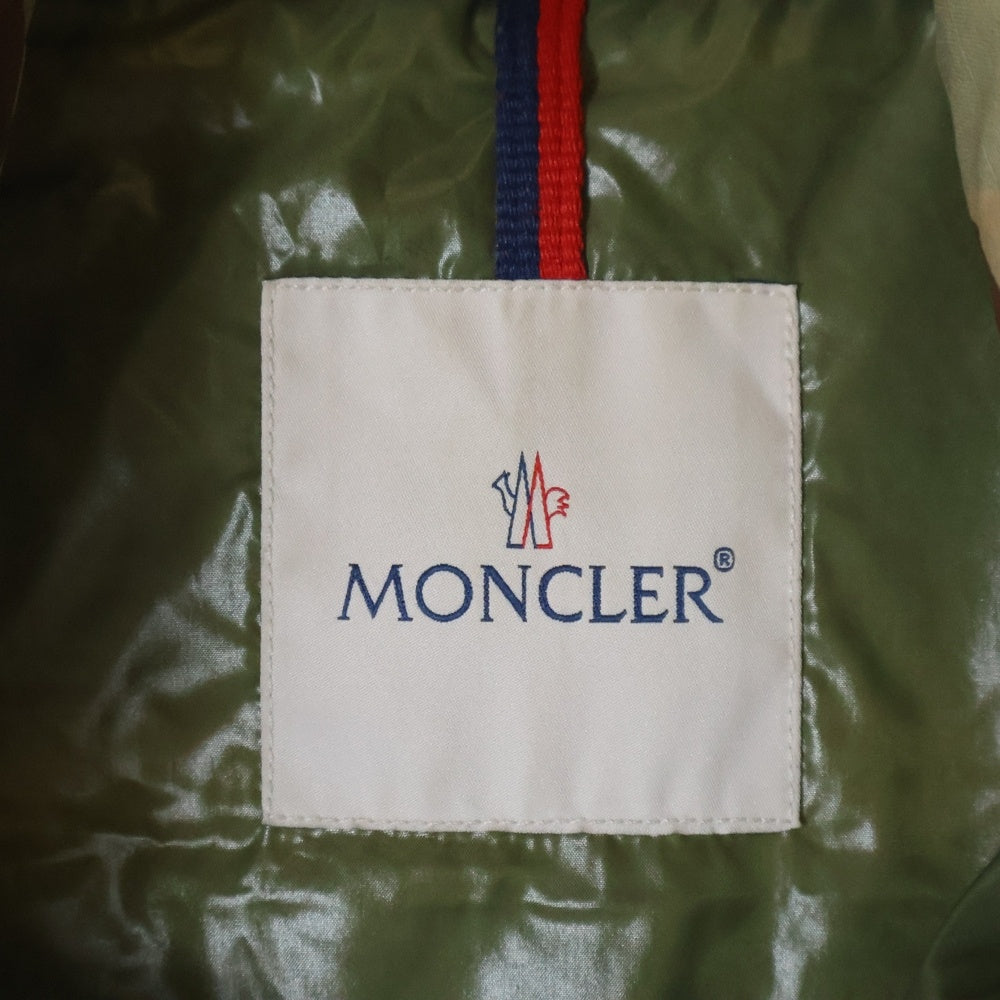 MONCLER(モンクレール) 16AW TIB GILET テビ ウッドランドカモ コットンリップストップ ダブルジップ ダウンベスト カーキ B20914335005 57963
