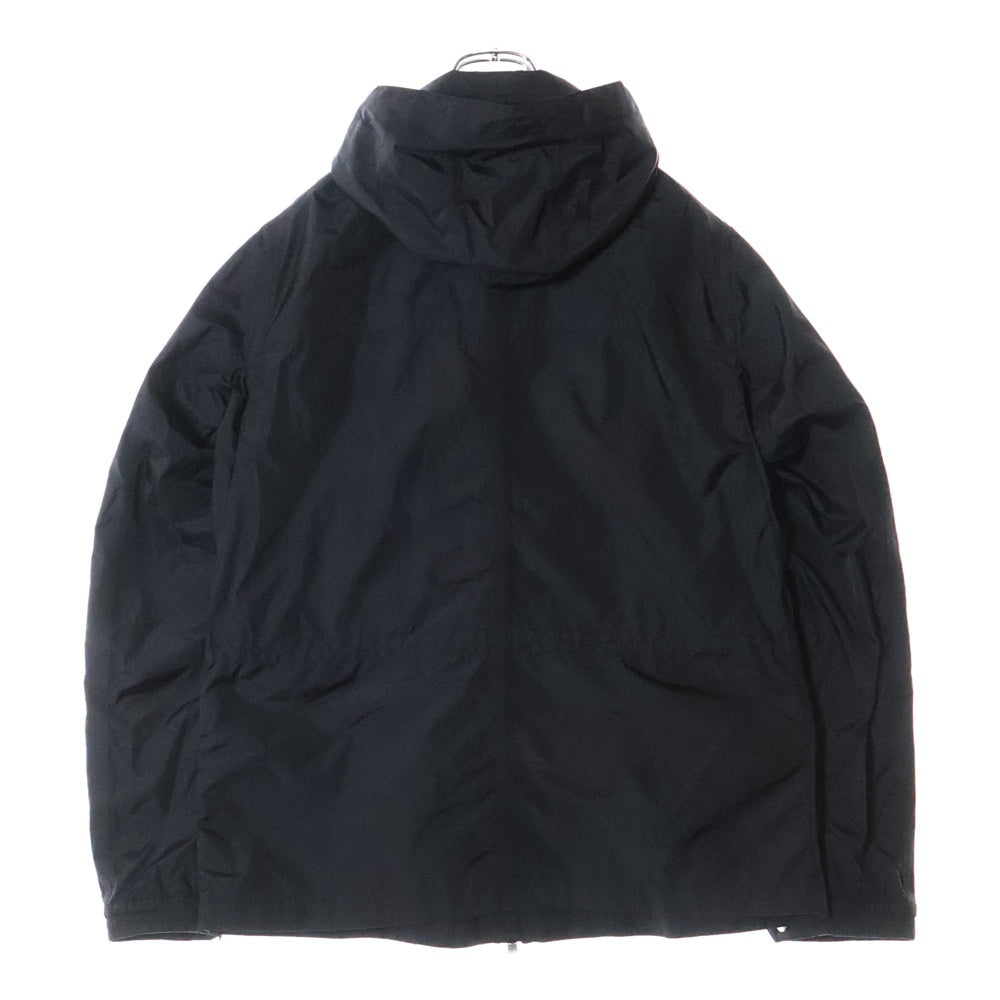 MONCLER(モンクレール) JOSEPH GIUBBOTTO ジョセフ ロゴワッペン フーデッド ナイロンジャケット ブラック 510914102635 53558