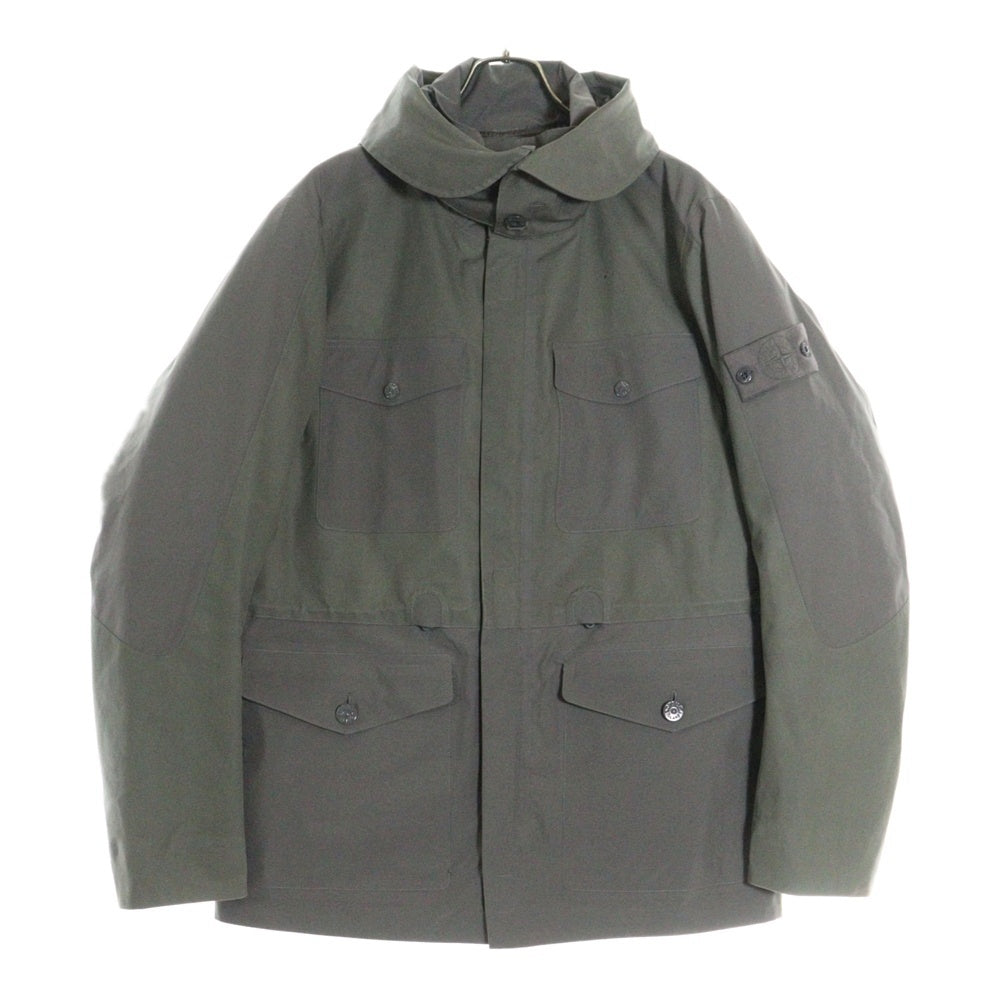 STONE ISLAND(ストーンアイランド) 18AW GHOST PIECE ゴーストピース ミリタリー ダウンジャケット グレー 671542129-B