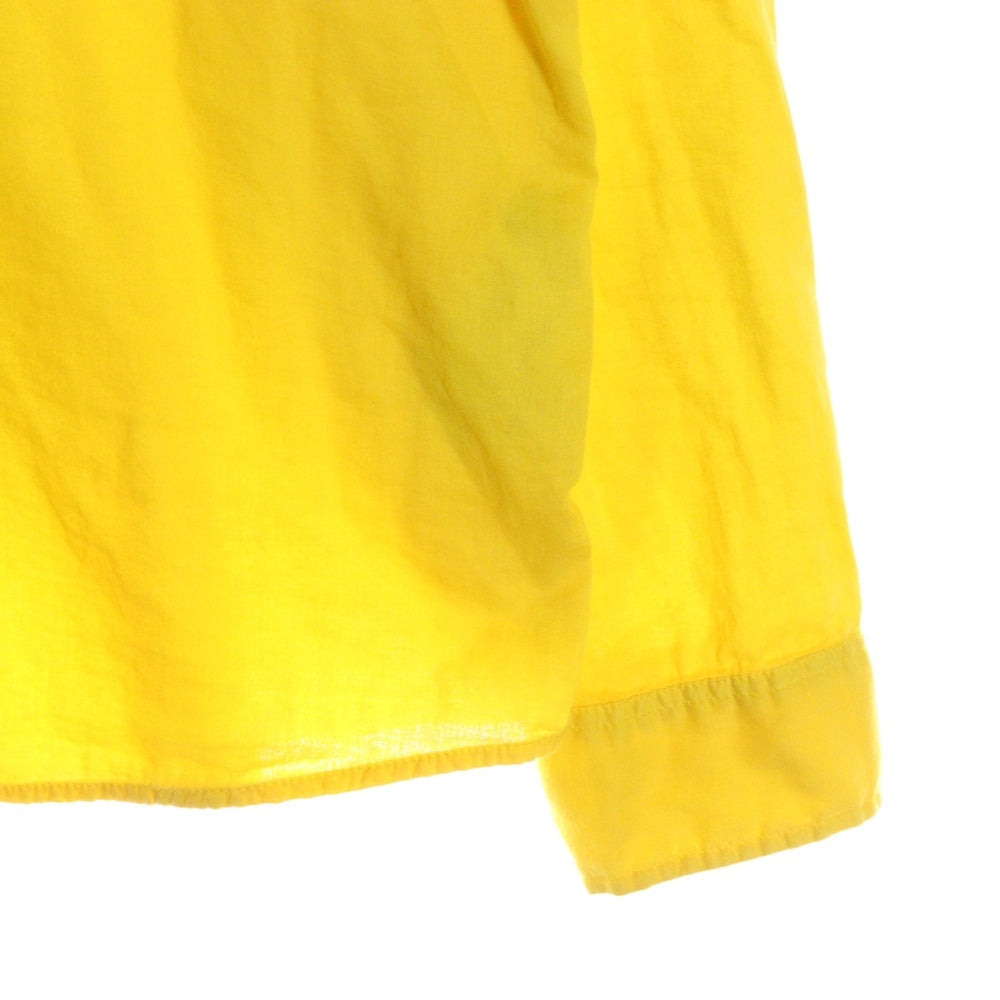STONE ISLAND(ストーンアイランド) LIGHTWEIGHT COTTON HOODED OVERSHIRT ライトウェイト コットン フーデッド オーバー長袖シャツ イエロー 621511306