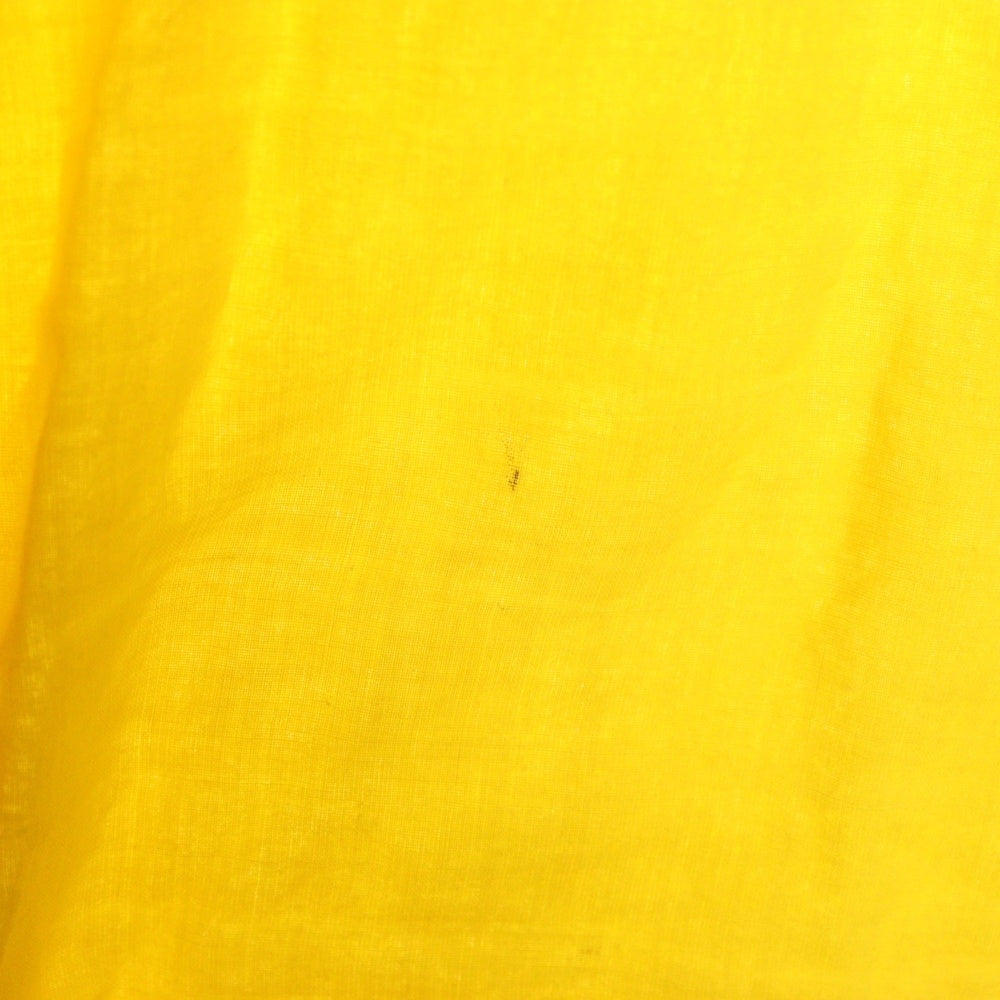STONE ISLAND(ストーンアイランド) LIGHTWEIGHT COTTON HOODED OVERSHIRT ライトウェイト コットン フーデッド オーバー長袖シャツ イエロー 621511306
