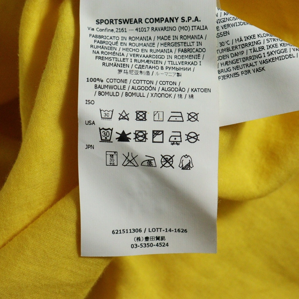 STONE ISLAND(ストーンアイランド) LIGHTWEIGHT COTTON HOODED OVERSHIRT ライトウェイト コットン フーデッド オーバー長袖シャツ イエロー 621511306