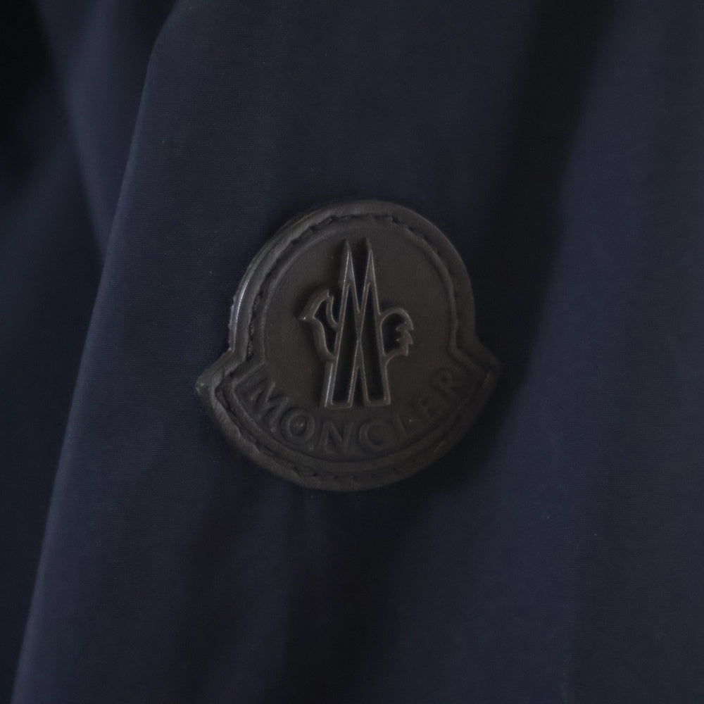 MONCLER(モンクレール) 16SS REYNAUD GIUBBOTTO レイノルド フーデッド ステンカラーコート ネイビー B10914210085 57540