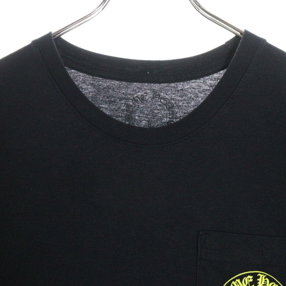 CHROME HEARTS(クロムハーツ) Yellow Made In Hollywood イエロー メイドインハリウッド プリントTシャツ 半袖カットソー ブラック